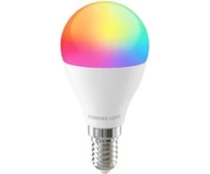 „Telforceone Forever Light“ LED lemputė RGB E14 G45 5W 500lm 4000K F klasė