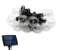 Telforceone Forever Light LED saulės girlianda SUNARI FLS-120 5,5m + 10 lempučių skaidraus G40 IP44