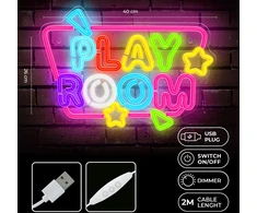 Telforceone Forever Light Neon PLEXI LED PLAYROOM multicolor FPNE39