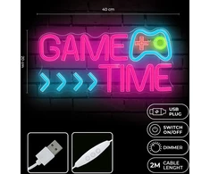 Telforceone Forever Light Neon PLEXI LED GAME TIME multicolor FPNE34
