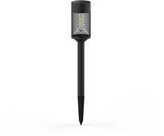 „Telforceone Forever Light“ saulės energija varomas LED šviestuvas plieniniu stulpu SUNARI FLS-15 juodas