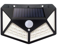 SUNARI saulės lempa LED FLS-65 100*SMD PIR 6W 480lm 6000K 1200mAh Li-Ion Forever Light