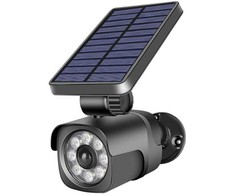 SUNARI saulės lempa LED FLS-25 SMD PIR manekeno kamera 4W 300lm 6000K 1500mAh Li-Ion Forever Light