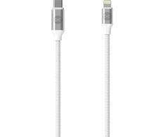 TelForceone Forever MFI kabelis USB-C - Lightning 1,2 m 3A 20W WHP12321 baltas