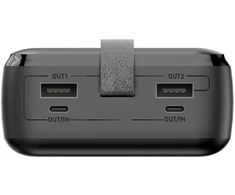 Forever išorinė baterija TB-400 PD QC 65W 20000 mAh juoda