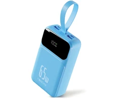 Telforceone Forever power bank Vibe-TB65 PD QC 65W 20000 mAh sky mėlynas