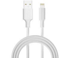 Forever recycling USB-A – Lightning laidas 1,5m 2,4A HDKR12-AL-00 baltas