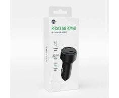 Telforceone Forever perdirbamas automobilinis įkroviklis su USB-C USB-A 32W LS-AC-32