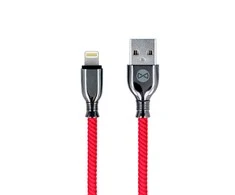 Forever Tornado kabelis USB - Žaibas 1,0 m 3A raudonas