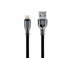 Forever Tornado kabelis USB - Lightning 1,0 m 3A juodos spalvos
