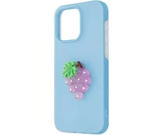 TFO Telforceone Vaisių formos 2in1 dėklas, skirtas iPhone 15 6,1 colio, mėlynas