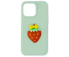 Dėklas Telforceone Fruit 2in1 case for iPhone 16e / 17e žalias