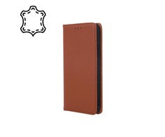 iLike Telforceone Natūralios odos Smart Pro dėklas, skirtas Samsung Galaxy A54 5G rudas