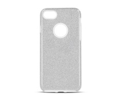 TelForceone Glitter 3in1 dėklas skirtas Apple iPhone 13 Mini 5,4'', sidabrinis