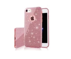 Telforceone Glitter 3in1 dėklas, skirtas Xiaomi Mi 11 Lite 4G / Mi 11 Lite 5G / 11 Lite 5G NE rožinis