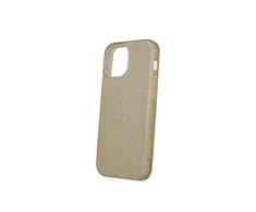 TelForceone Blizgantis 3in1 dėklas iPhone 13 Mini 5,4 aukso spalvos