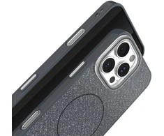 Dėklas Telforceone Glitter Thin Mag case for iPhone 13 6,1" juodas