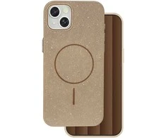 Dėklas Telforceone Glitter Thin Mag case for iPhone 17 Air 6,6" ruda