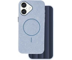 Dėklas Telforceone Glitter Thin Mag case for iPhone 16 6,1" mėlynas
