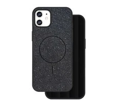 Dėklas Telforceone Glitter Thin Mag case for iPhone 12 / 12 Pro 6,1" juodas