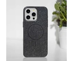 Dėklas Telforceone Glitter Thin Mag case for iPhone 17 Pro Max 6,9" juodas