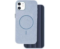 Telforceone Plonas blizgučiais dengtas „Magsafe“ dėklas, skirtas „iPhone 11“, mėlynas