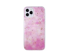 iLike Rožinė Auksinis Glam dėklas iPhone 14 6,1" rožinis