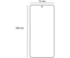 Hofi Grūdintas 2,5D stiklas, skirtas "Motorola Moto G15