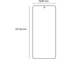 Telforceone Grūdintas stiklas 2,5D, skirtas Samsung Galaxy M35 5G