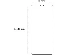 TFO Telforceone Grūdintas stiklas 2,5D, skirtas Xiaomi Redmi A4