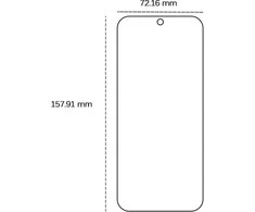 Hello Case Grūdintas 2,5D stiklas, skirtas "Google Pixel 9 Pro XL