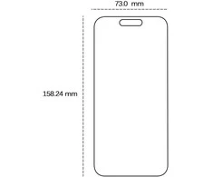 TFO Grūdintas 2,5D stiklas, skirtas "iPhone 16 Pro Max" 6,9