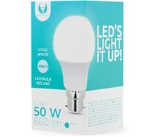 TelForceone LED lemputė B22 A60 6W 230V 6000K 660lm Forever Light