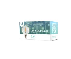 TelForceone LED lemputė E12 G40 0.5W 3V 30lm skaidrus Forever Light 6vnt.