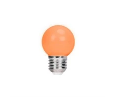 LED lemputė E27 G45 2W 230v oranžinė 5vnt Forever Light
