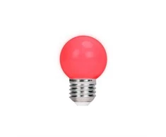 LED lemputė E27 G45 2W 230v raudona 5vnt Forever Light
