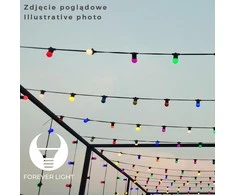 LED lemputė E27 G45 2W 230V šilta balta 5vnt Forever Light