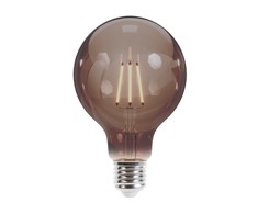 Plastrol LED lemputė Kaitinimas E27 G95 4W 230V 2000K 400lm COG dūminis Forever Light