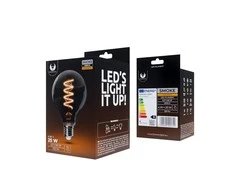 LED lemputė Kaitinimas E27 G95 4W 230V 2000K 250lm SF dūminis Forever Light