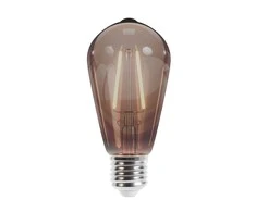 LED lemputė Kaitinamasis siūlas E27 ST64 4W 230V 2000K 400lm COG dūminis Forever Light