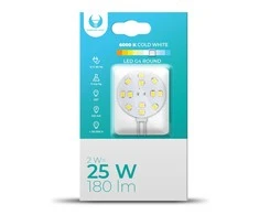 TelForceone LED lemputė G4 Round 2W 12V 6000K 180lm Forever Light