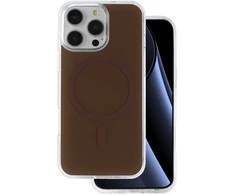 Dėklas Telforceone Lowkey Mag for iPhone 16 Pro 6,3" ruda