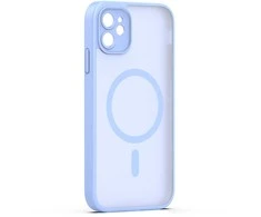 Dėklas Telforceone Mag Matt case for iPhone 11 light mėlynas camera protection