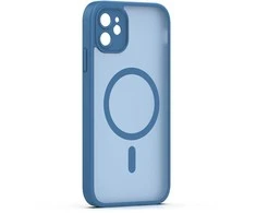 Dėklas Telforceone Mag Matt case for iPhone 11 dark mėlynas camera protection