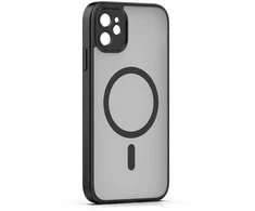 Dėklas Telforceone Mag Matt case for iPhone 11 juodas camera protection