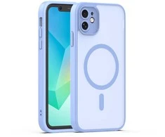 Dėklas Telforceone Mag Matt case for iPhone 11 light mėlynas camera protection