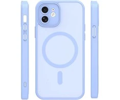 Dėklas Telforceone Mag Matt case for iPhone 12 6,1" light mėlynas camera protection