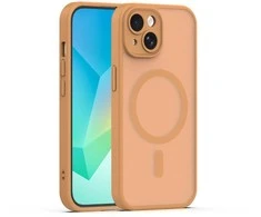 Dėklas Telforceone Mag Matt case for iPhone 13 6,1" ruda camera protection