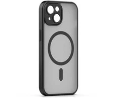 Dėklas Telforceone Mag Matt case for iPhone 13 6,1" juodas camera protection