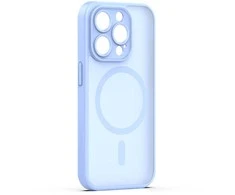Dėklas Telforceone Mag Matt case for iPhone 14 Pro 6,1" light mėlynas camera protection
